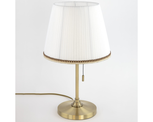 Citilux Линц CL402730 Настольная лампа бронза с белым абажуром