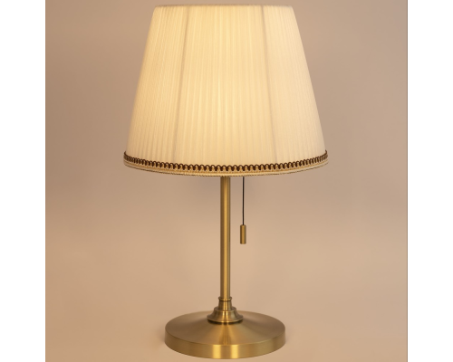 Citilux Линц CL402730 Настольная лампа бронза с белым абажуром