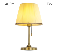Citilux Линц CL402733 Настольная лампа бронза с кремовым абажуром