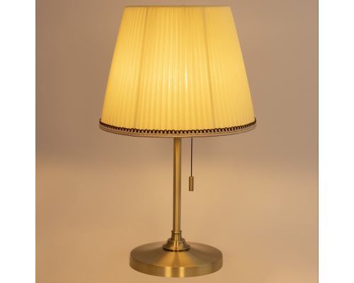 Citilux Линц CL402733 Настольная лампа бронза с кремовым абажуром
