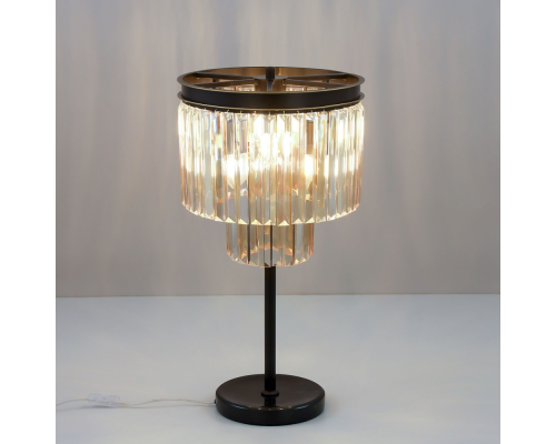 Citilux Мартин CL332862 Настольная лампа хрустальная Шампань