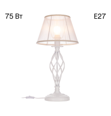 Citilux Ровена CL427810 Настольная лампа с абажуром Белая