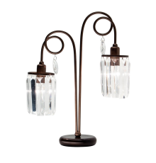 Citilux Синди CL330823 Настольная лампа хрустальная Коричневая