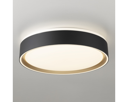 Citilux BOSS CL751251G LED RGB Светильник с пультом Чёрный с Золотом