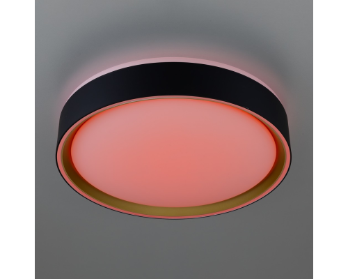 Citilux BOSS CL751251G LED RGB Светильник с пультом Чёрный с Золотом