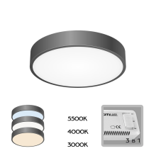 Citilux Купер CL72424V1 LED Светильник потолочный Чёрный