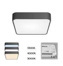 Citilux Купер CL724K24V1 LED Светильник потолочный Чёрный