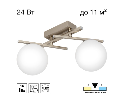 Citilux DORSY CL223121 LED Светильник поворотный Матовый Хром