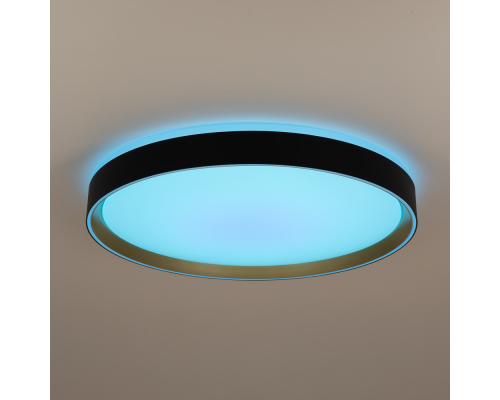 Citilux BOSS CL751451G LED RGB Светильник с пультом Чёрный с Золотом