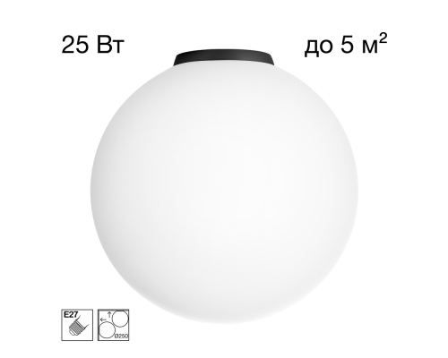 Citilux RON CL941D25B5 Потолочный светильник Чёрный