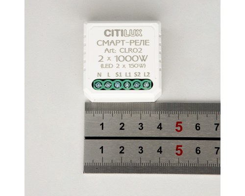 Citilux Смарт-Реле CLR02 Умное 2-х канальное