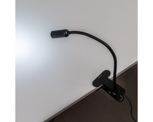 Citilux Ньютон CL803061N LED Лампа на прищепке с диммером Чёрная
