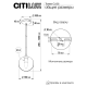 Citilux Томми CL102011 Подвесной светильник Матовый Хром