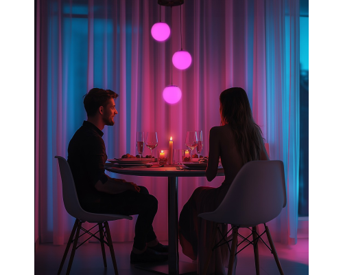 Citilux Адам Смарт CL228A031 RGB LED Умная каскадная люстра Матовый Хром