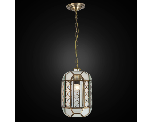 Citilux Фасет CL441212 Подвесной светильник витражный Бронза