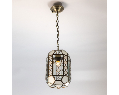 Citilux Фасет CL441212 Подвесной светильник витражный Бронза