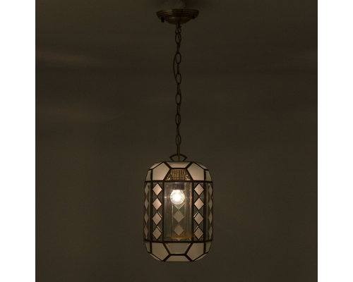 Citilux Фасет CL441212 Подвесной светильник витражный Бронза