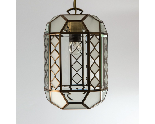 Citilux Фасет CL441212 Подвесной светильник витражный Бронза