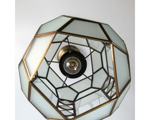 Citilux Фасет CL441212 Подвесной светильник витражный Бронза