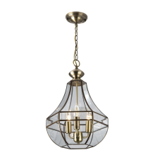 Citilux Гера-1 CL444130 Люстра подвесная витражная Бронза