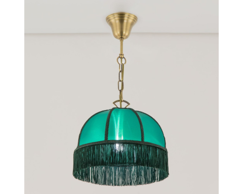 Citilux Базель CL407112 Подвесной светильник с зелёным абажуром