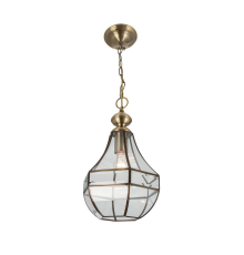 Citilux Гера-1 CL444110 Подвесной светильник витражный Бронза