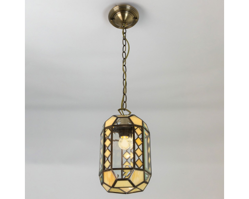 Citilux Фасет CL441111 Подвесной светильник витражный Бронза