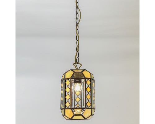 Citilux Фасет CL441111 Подвесной светильник витражный Бронза