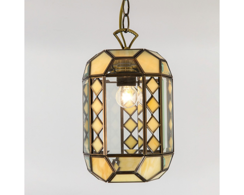 Citilux Фасет CL441111 Подвесной светильник витражный Бронза