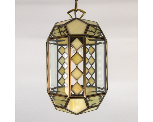 Citilux Фасет CL441111 Подвесной светильник витражный Бронза