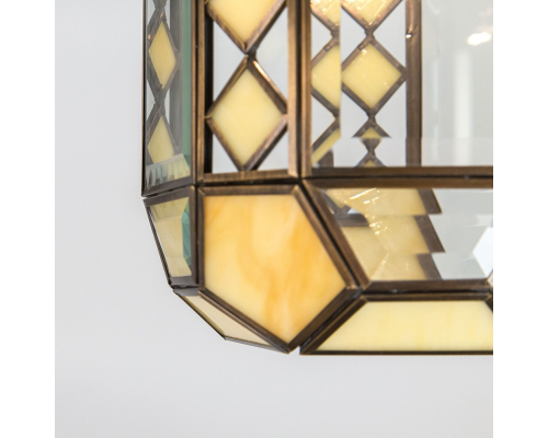 Citilux Фасет CL441111 Подвесной светильник витражный Бронза