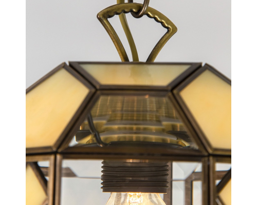 Citilux Фасет CL441111 Подвесной светильник витражный Бронза