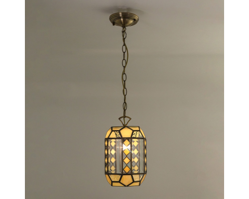 Citilux Фасет CL441111 Подвесной светильник витражный Бронза