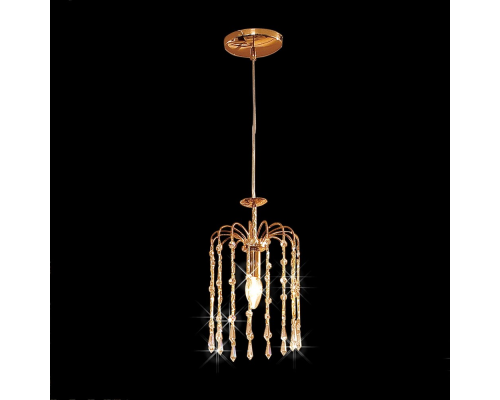 Citilux Опера CL304214 Подвесной светильник хрустальный Золото Розовый