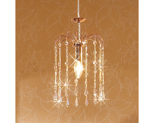 Citilux Опера CL304214 Подвесной светильник хрустальный Золото Розовый