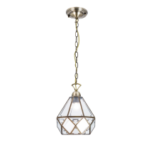 Citilux Витра-1 CL442110 Подвесной светильник витражный Бронза