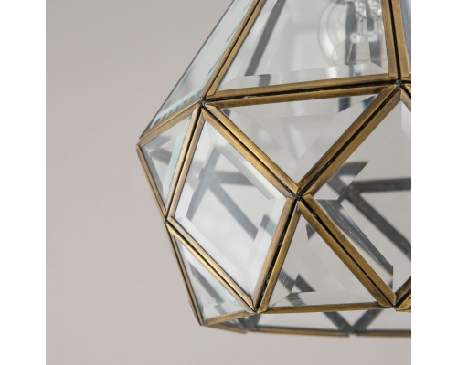 Citilux Витра-1 CL442110 Подвесной светильник витражный Бронза