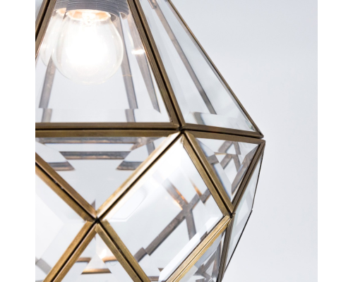 Citilux Витра-1 CL442110 Подвесной светильник витражный Бронза