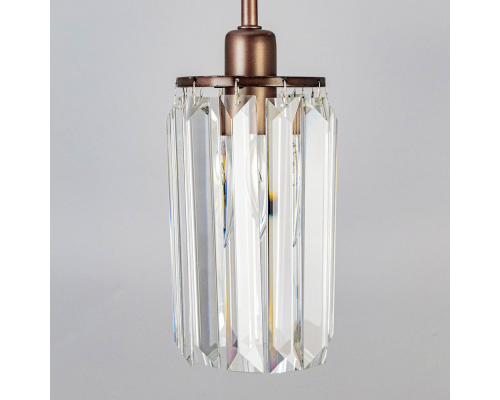 Citilux Синди CL330113 Подвесной хрустальный светильник Коричневый