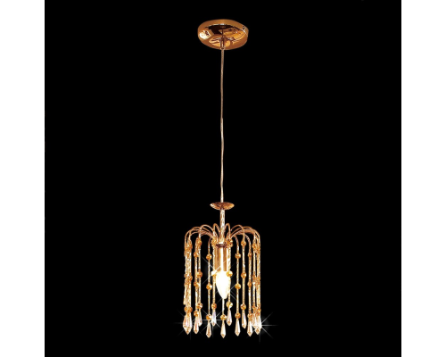 Citilux Опера CL304212 Подвесной светильник хрустальный Золото Жёлтый