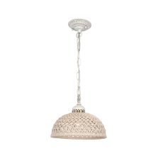 Citilux Трензадо CL415111 Подвесной керамический светильник Белый с патиной