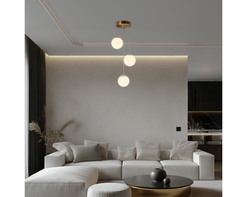 Citilux Адам Смарт CL228A033 RGB LED Умная каскадная люстра Бронза