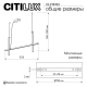 Citilux PIXEL CL216153 LED Подвесной светильник Чёрный+Бронза