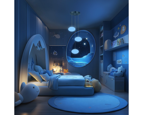 Citilux ATMAN CL226A031 LED RGB Умная каскадная люстра Матовый Хром