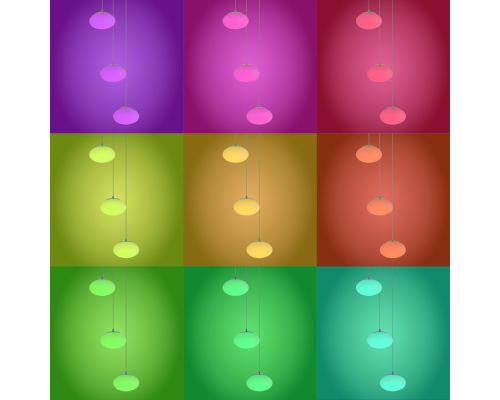 Citilux ATMAN SMART CL226A033 LED RGB Умная каскадная люстра Бронза