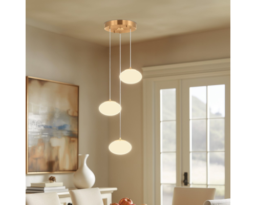 Citilux ATMAN SMART CL226A033 LED RGB Умная каскадная люстра Бронза