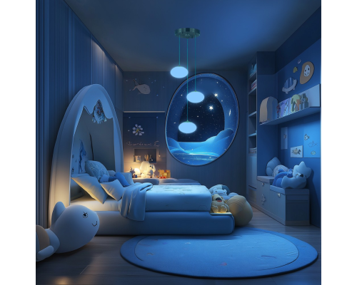 Citilux ATMAN SMART CL226A033 LED RGB Умная каскадная люстра Бронза