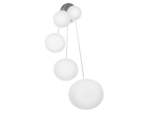 Citilux ATMAN SMART CL226A051 LED RGB Умная каскадная люстра Матовый Хром