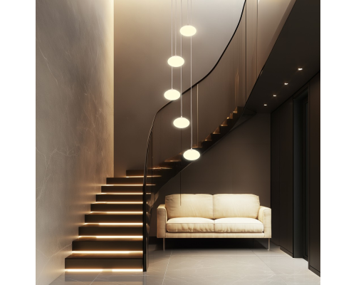 Citilux ATMAN SMART CL226A053 LED RGB Умная каскадная люстра Бронза