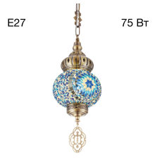 Citilux Каир CL419116 Подвесной светильник Мозаика Синяя